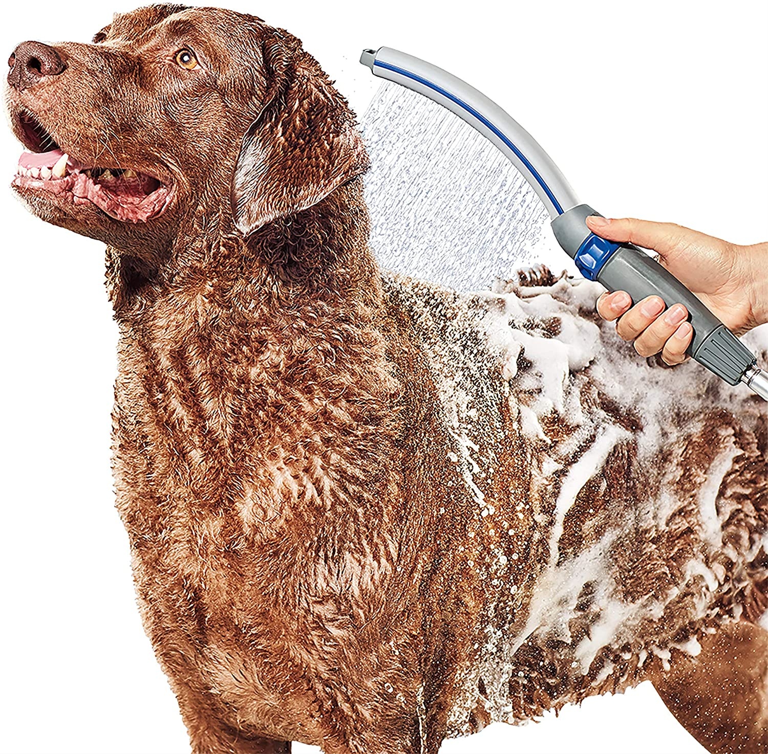 personalizat în aer liber personalizat cu ridicata multifuncțional pieptene pulverizator reglabil curățarea apei Bagheta Pro câine Animale de duș Pulverizator atașament