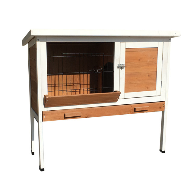 luxury wooden Breathable rabbit pet home breeding hutch plans bunny cage