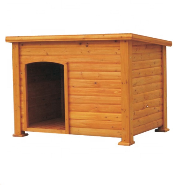 High quality double wooden indoor dog house cage for sale cheap pet
