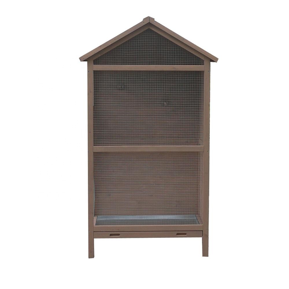 Hot Sale Large Size Wood Vertical Love Bird Cage avairy