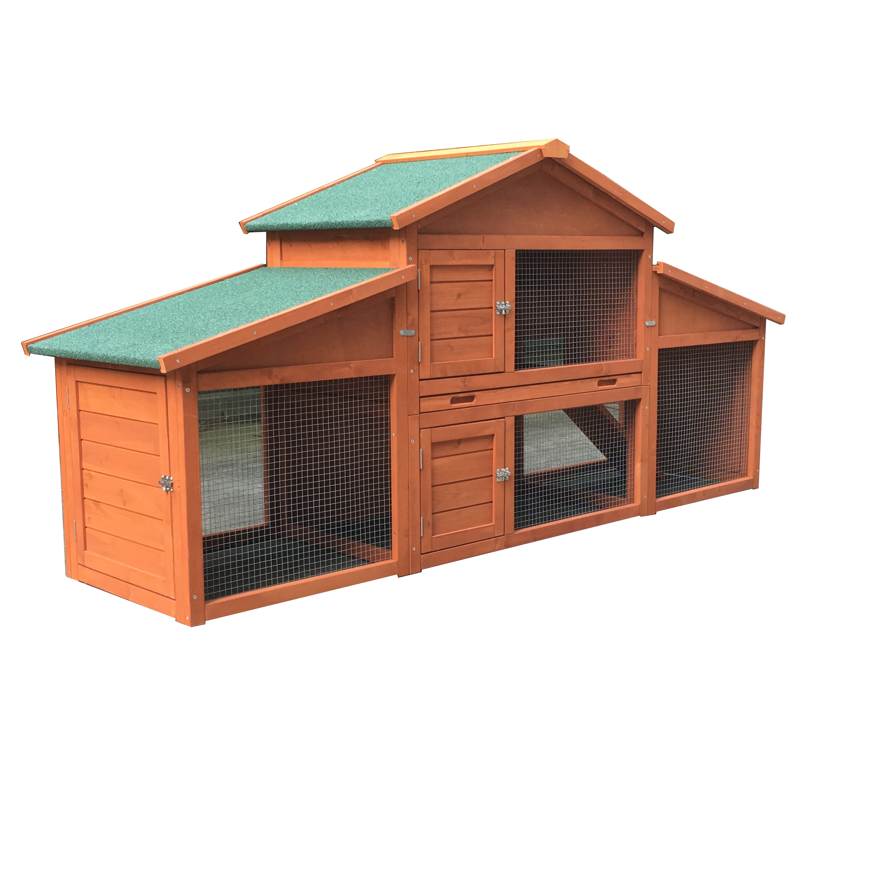 PriceList for Best Wooden Playhouses -
 pink beautiful Easy Clean Waterproof Cheap Rabbit Hutch Bunny Cage – Easy