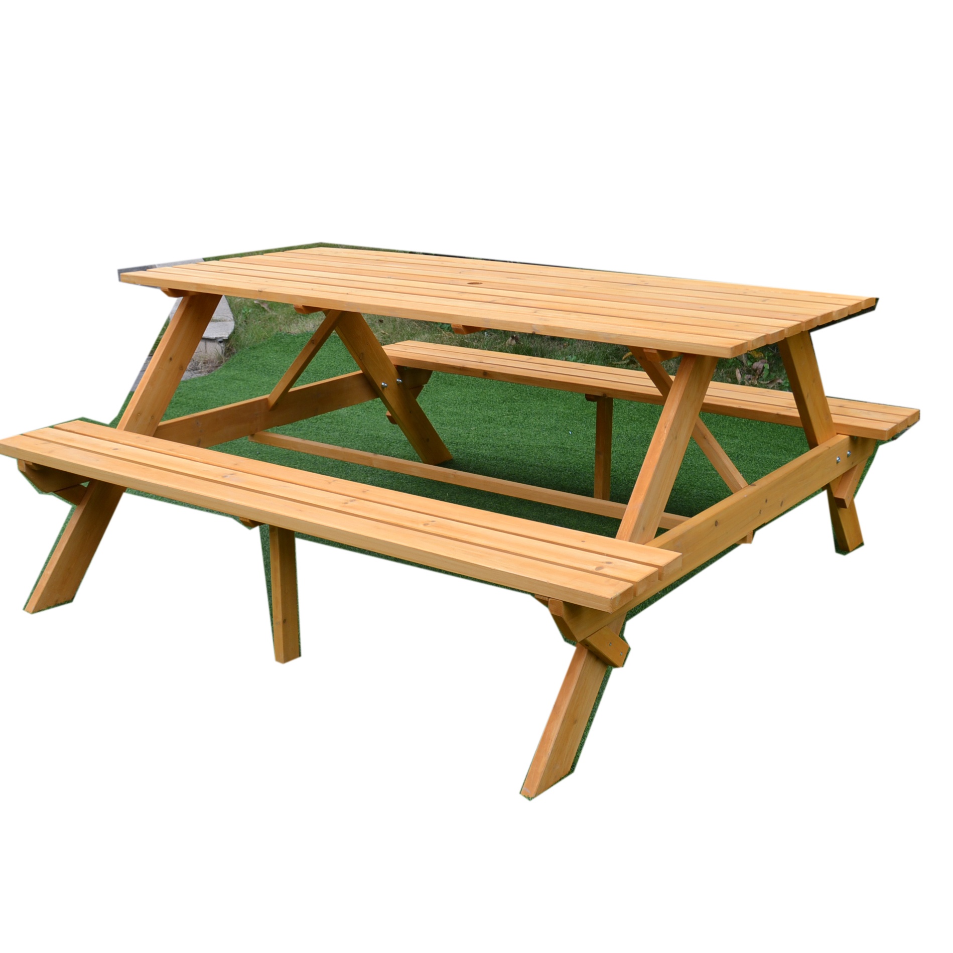 Weather Resistant for Patio Backyard modern factory Outdoor custom Wooden Garden furniture Chair Slat bench