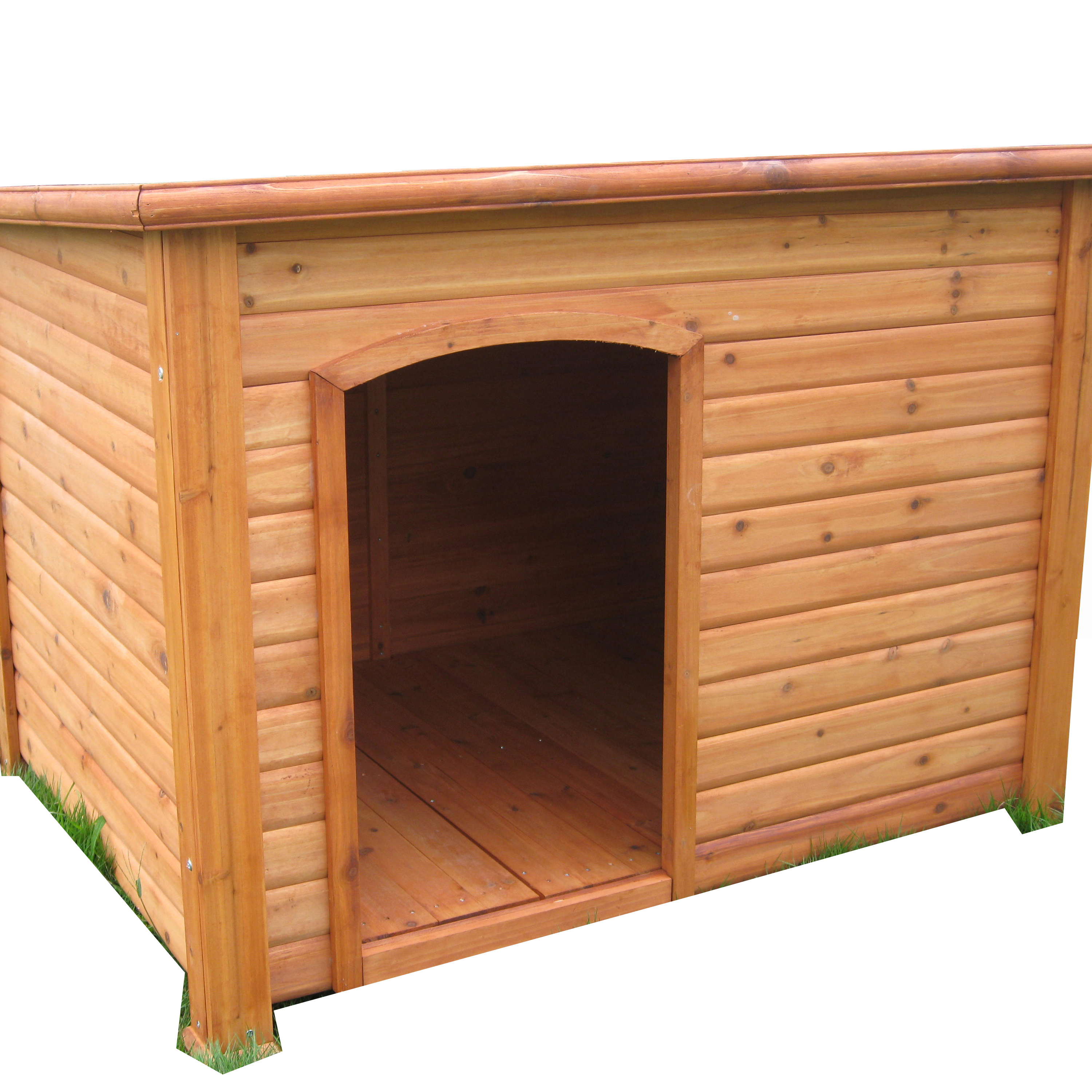 販売耐火屋外防水木製犬小屋ペットケージ