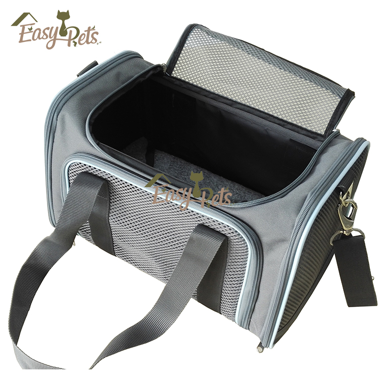 factory great sale  Airline Approved Cat Soft-Sided Cats Puppy Comfort Portable Foldable Dog Travel Cage Pet Carrier Bag