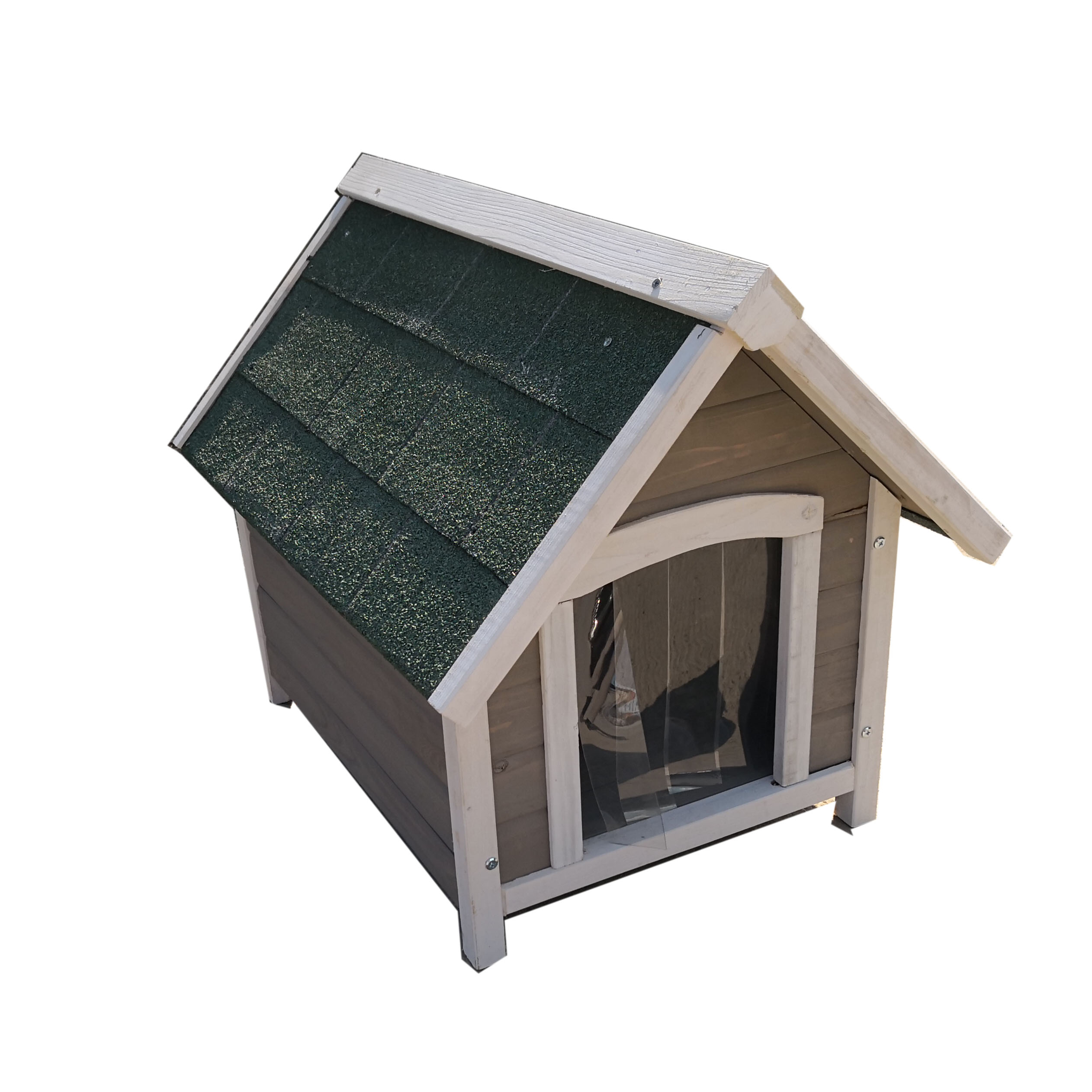 decorative cheap OEM wholesale factory luxury outdoor backyard waterproof wooden dog house