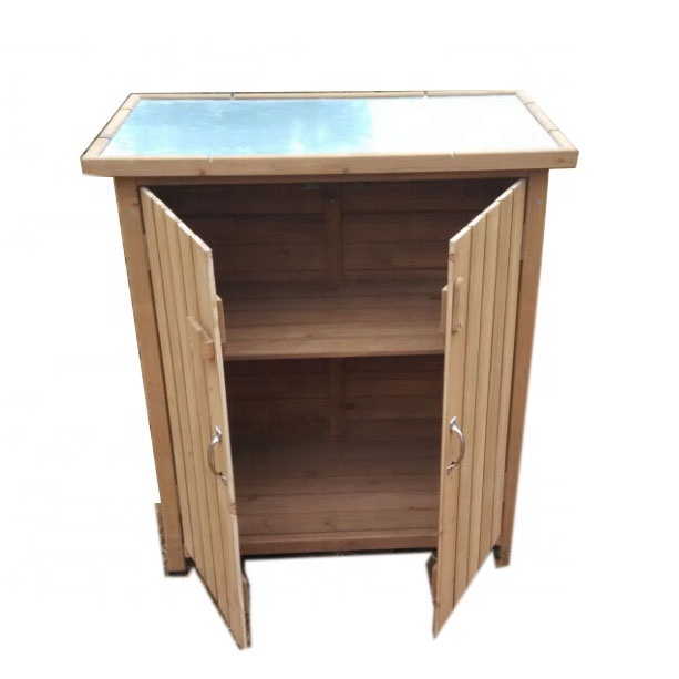 Chinese direct supplier wooden Garden Funiture outdoor storage tool shed wholesale