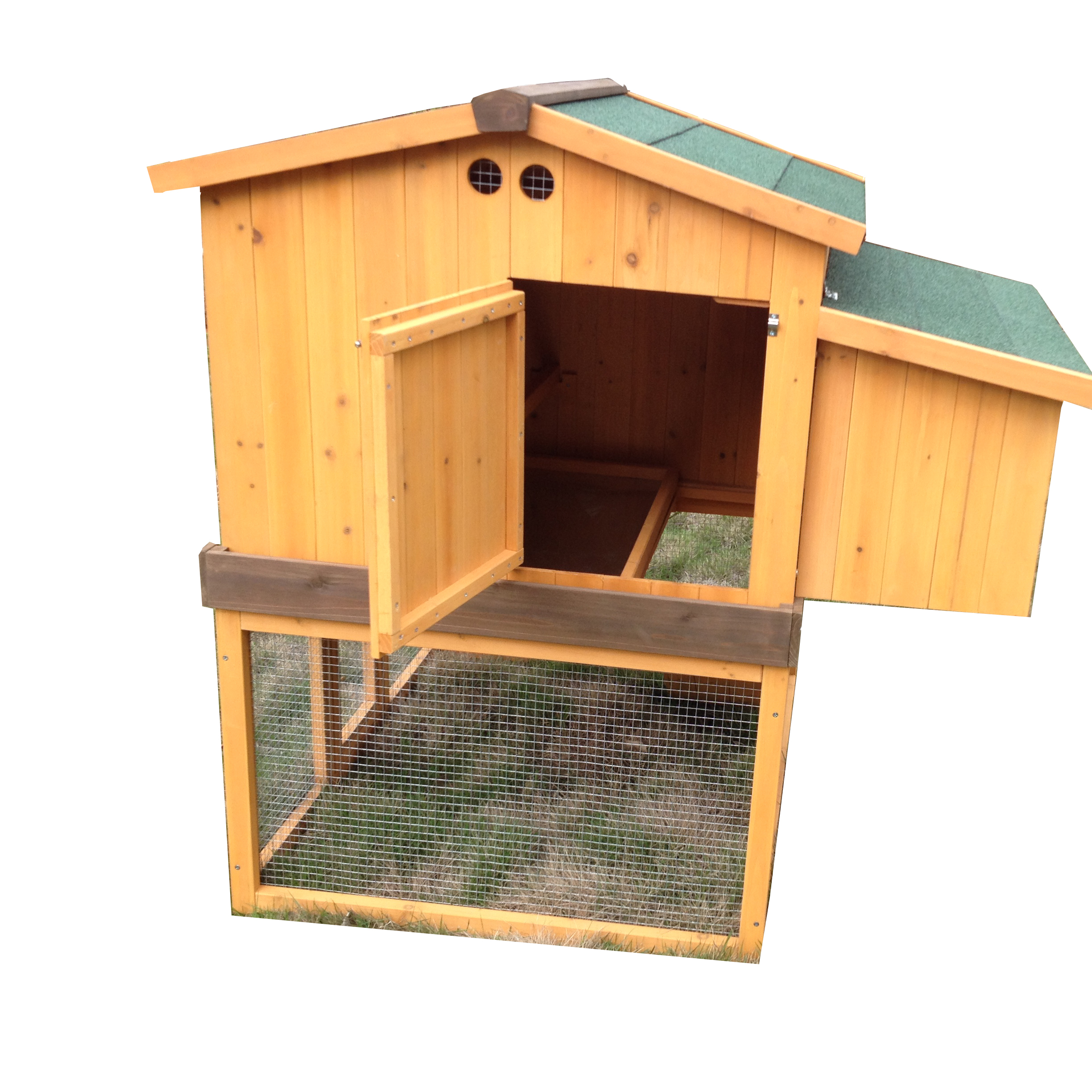 Factory made hot-sale Wood Shed -
 High Quality Flat Pack Wooden egg laying Chicken House coop – Easy