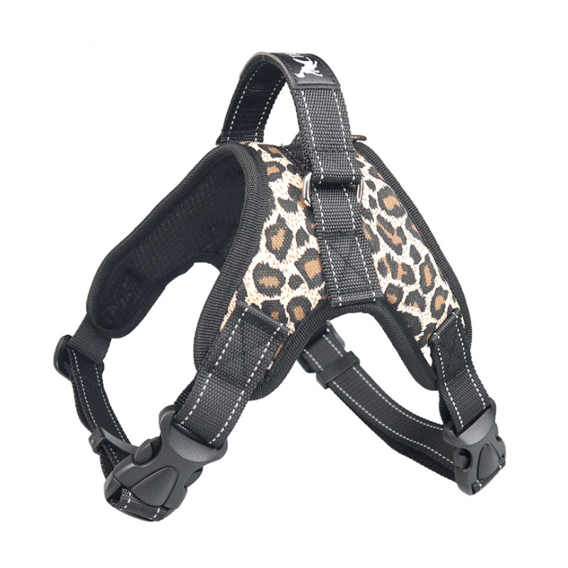 Wholesale Custom Reversible Nylon Explosion-proof saddle chest strap No pull for dog training easy walk chain dog harness