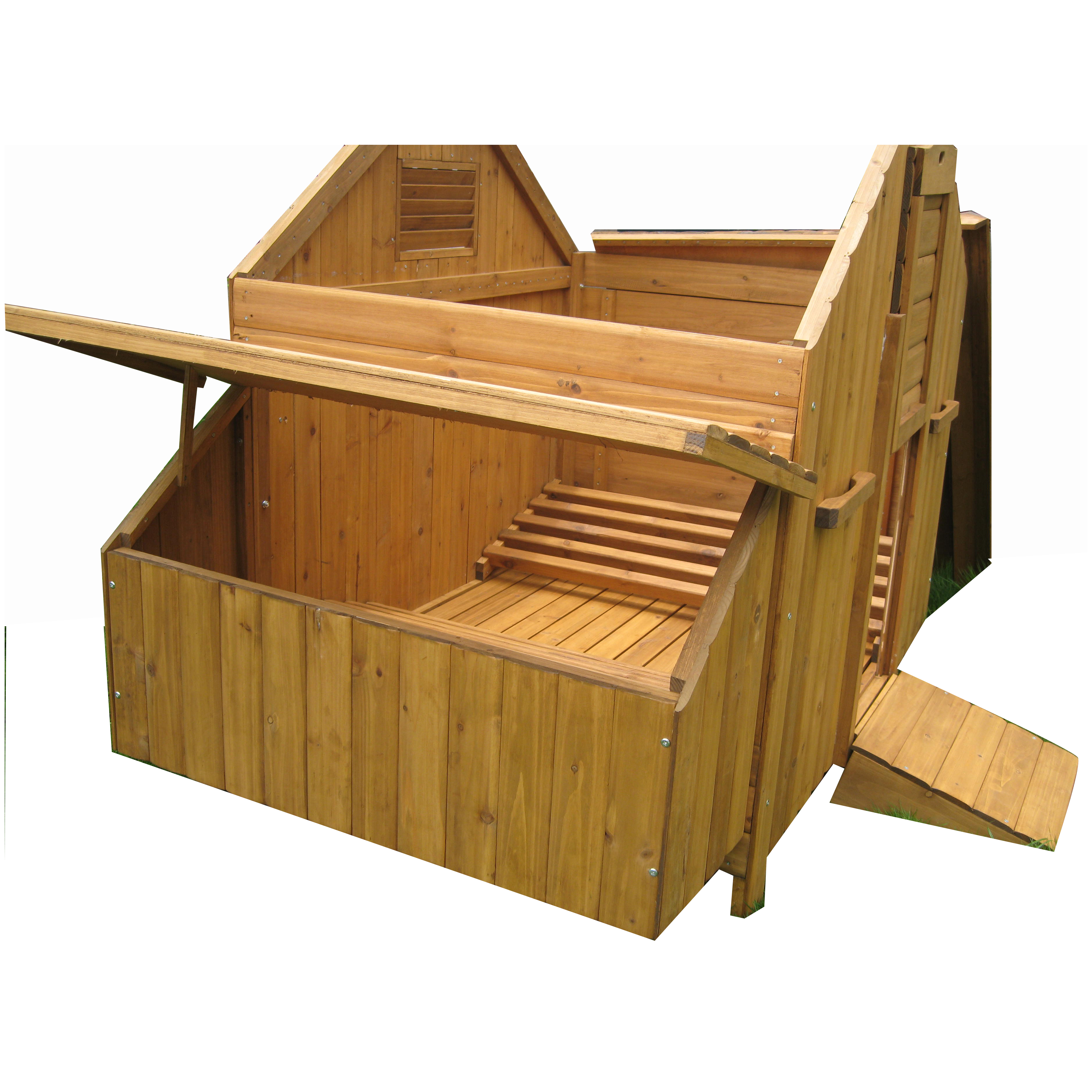 Popular Design Wooden Chicken Cage With Nesting Box