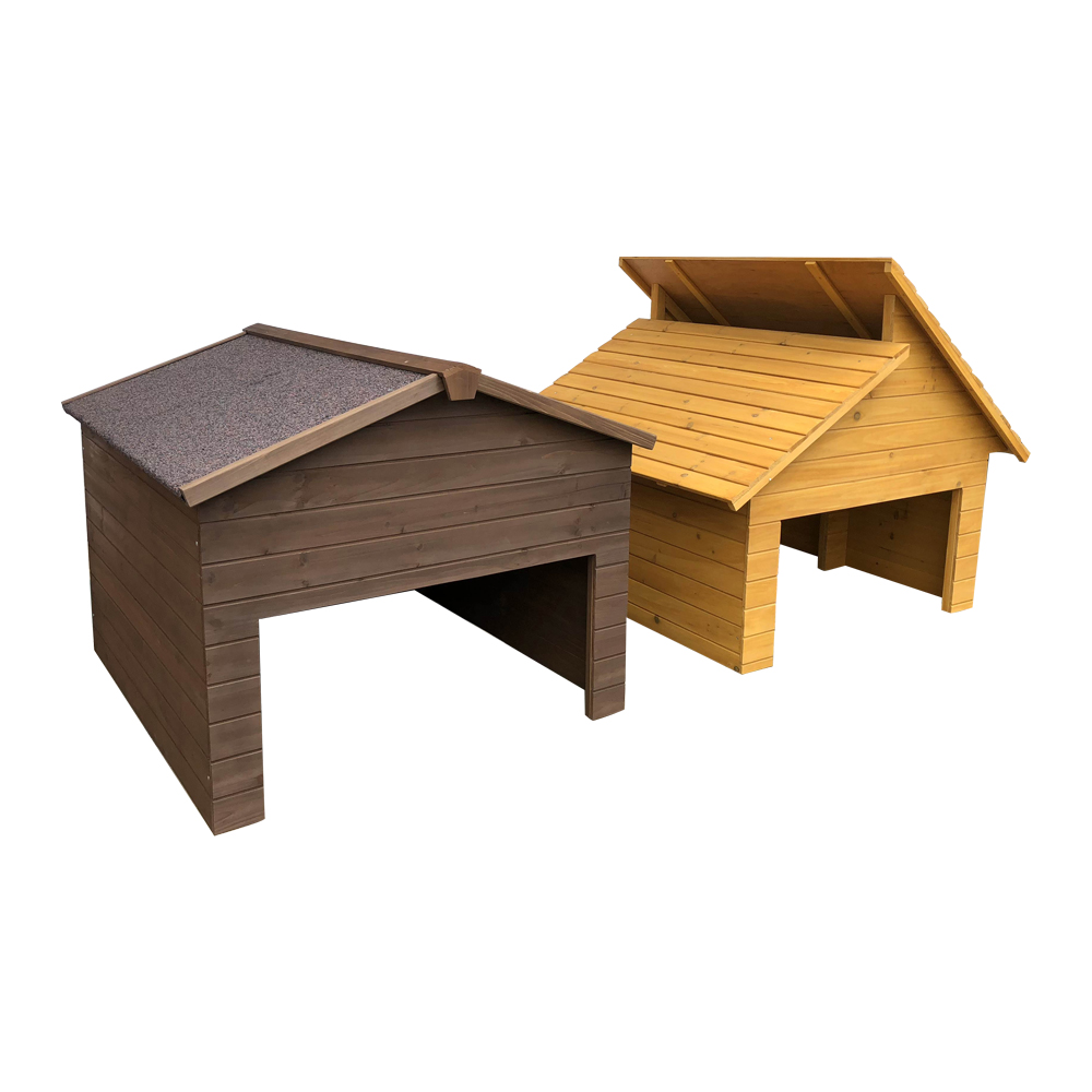 custom Home Garden Decoration furniture wooden outdoor house storage box for Lawn mower weeder machine