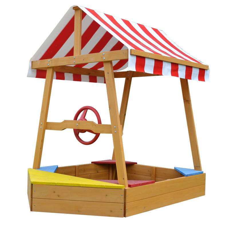 Wholesale Price Wood Pet House -
 children wooden playgroud sandbox Outdoor Kids Sand Pit Toys  – Easy