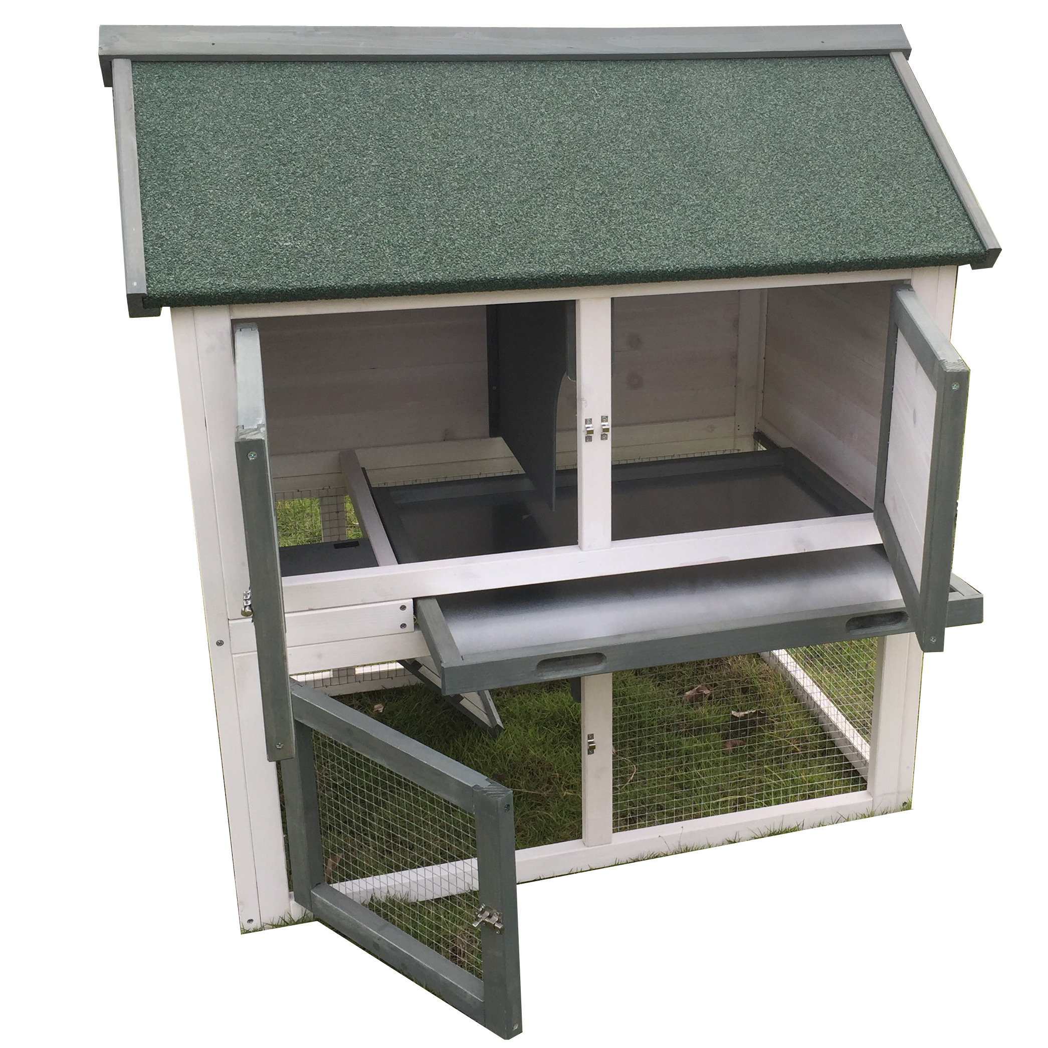 Professional Design Layer Bitumen Roof Rabbit Breeding Cages wood outdoor