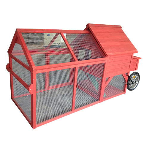 Manufacture commercial Ventilation Door mobile tractor  Removable Tray Cheap Wooden Backyard chicken house wholesale
