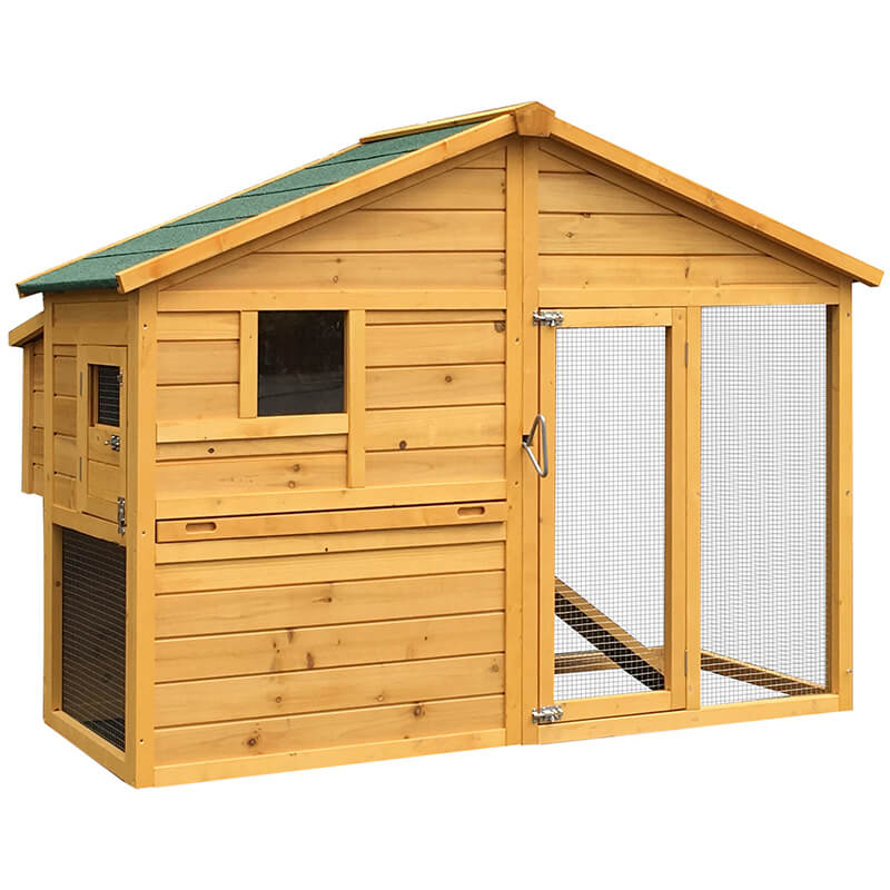 PriceList for Wood Bunny Cage -
 Wholesale Chicken Coop with 2 floors for sale – Easy