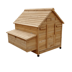 Portable wooden Chicken Coop hen house with nest box