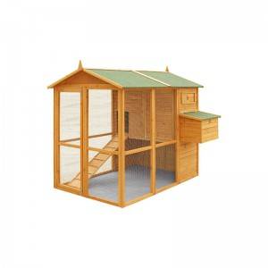 Chicken Coop Poultry and Hen House with Run