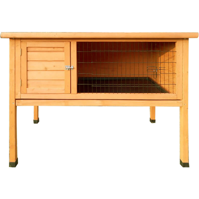 Professional Design Parrot Cage -
 Hot Sale Wooden Folding Double Decker With Run coach house Rabbit Hutch  EYR003 – Easy