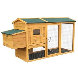 Hot selling Farm Wooden Chicken Coop with large run
