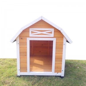 Cheap decorative wooden pets chain link kennel classic indoor dog house dog kennel  EYD016