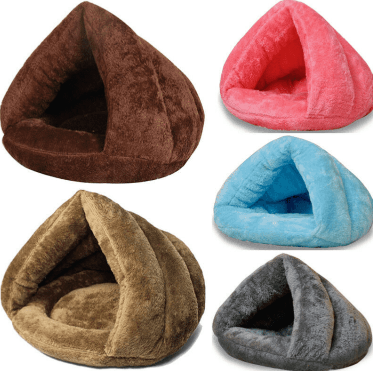 Cave Nest Cushion Puppy Cats Pets Caves Sleeping Bag Small Dog Cats Bunny Beds