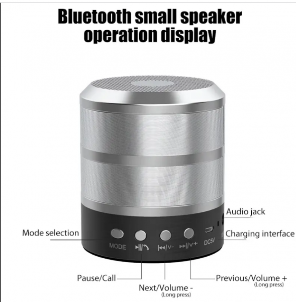 Mini Bluetooth Speakers Handfree Portable Cell Phone TWS Speaker Small Subwoofer Music Box Wireless Soundbar