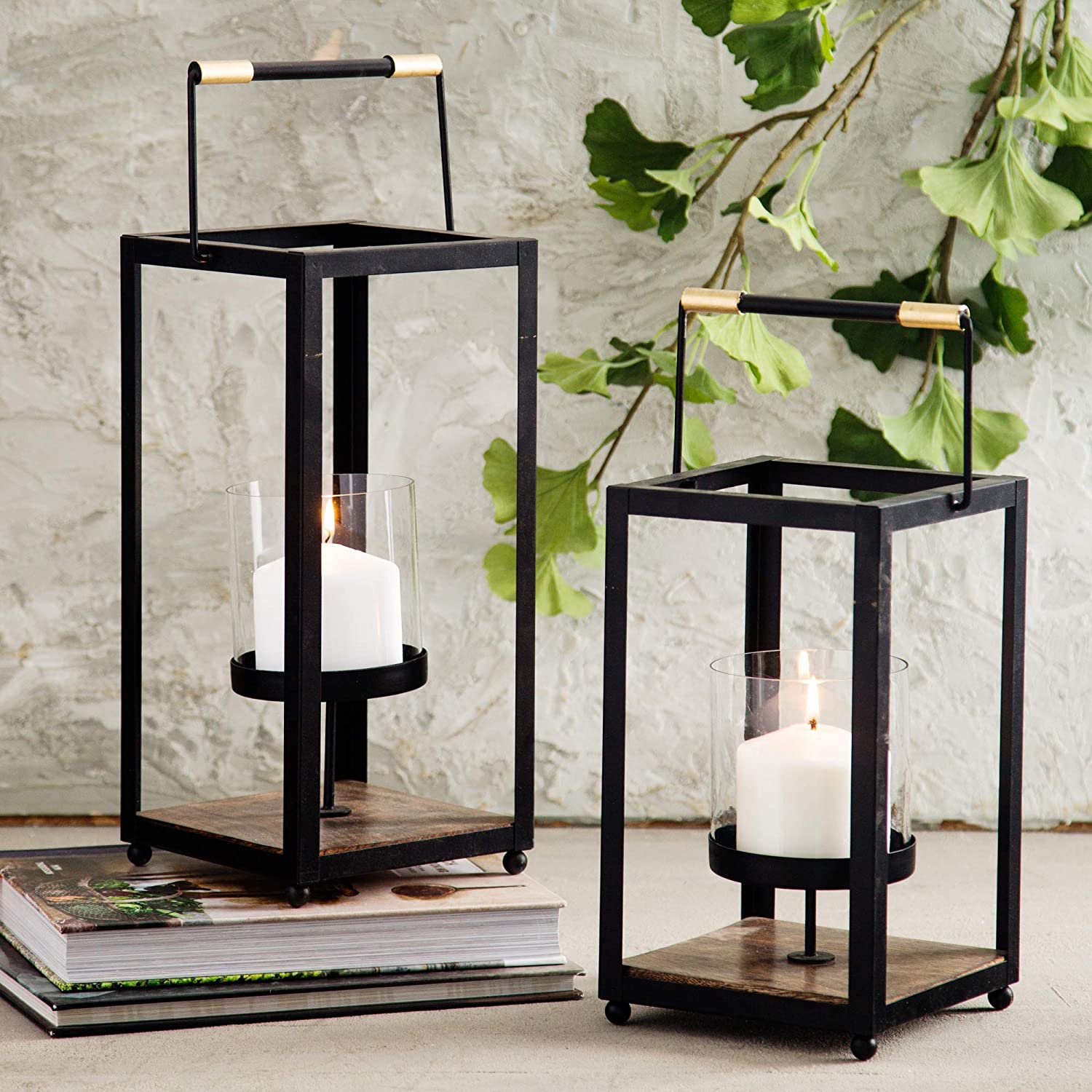 https://www.ekrhome.com/single-decorative-metal-candle-lantern-13-candle-holder-with-glass-insert-and-wooden-base-ideal-for-table-centerpieces-banquet-wedding-decor-party-classic-patio-lantern-product/