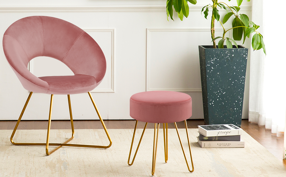https://www.ekrhome.com/foot-rest-round-tufted-velvet-fabric-stool-round-34-pink-product/