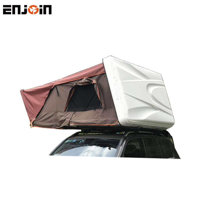 Camping Traveling Canvas Tent Automatic Pop Aluminium Suv Hard Shell Auto Rooftop Car Roof Top Tents  ENJOIN Featured Image