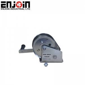 1200Lbs Small Lifting Mini Manual Hand Winch With Frictioin Brake,New Stainless Steel Hand Winch