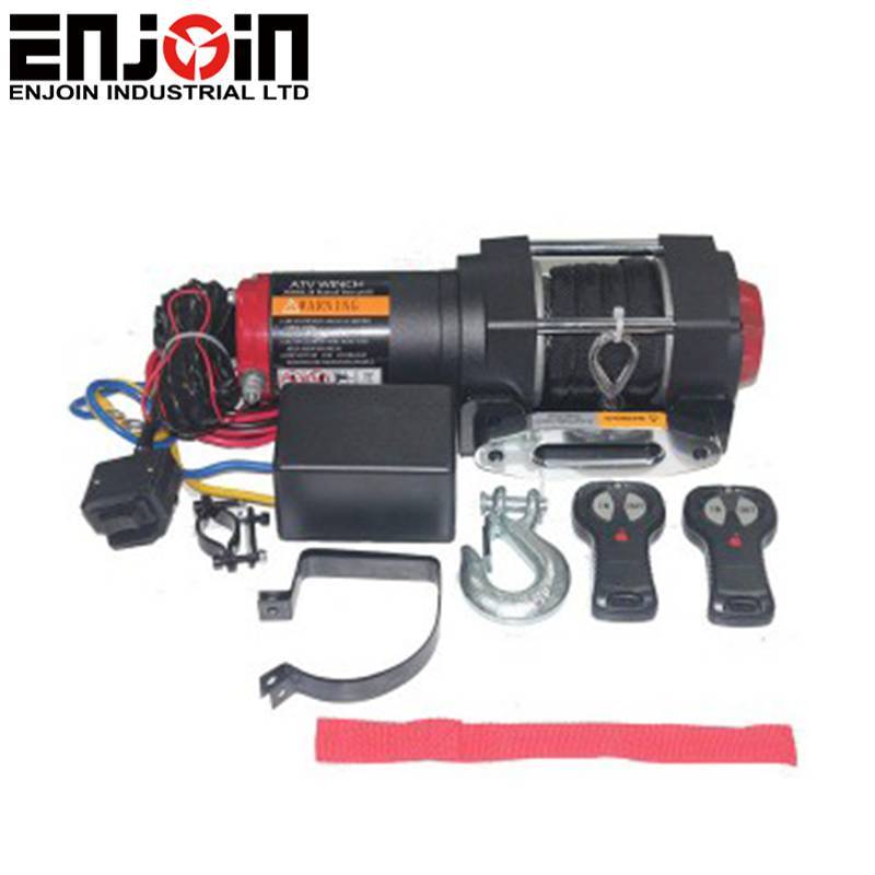 ENJOIN 12v 3000LBS 1363kg Electric ATV Winch With Wireless Remote Control