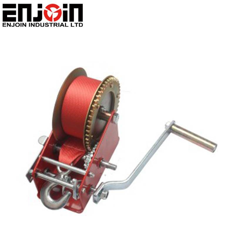 ENJOIN 3500 lb (1750 kg) Boats and Trailers Used Manual Operating Hand Gear Winch XQ-3500