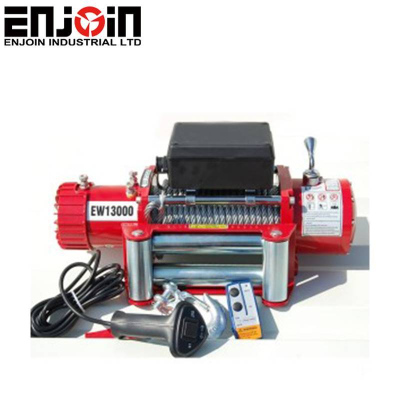 ENJOIN Electric Winch 13000 lbs 12 V Electric Off Road Winch