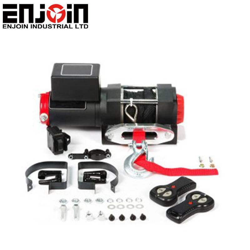 ENJOIN Recovery ATV 1500kg 12V Small Electric Winch