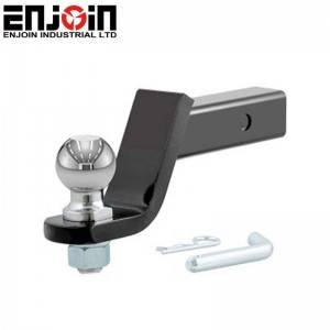 ENJOIN Trailer Hitch Ball Mount with 2-Inch Trailer Ball & Hitch Pin, Fits 2-Inch Receiver, 7,500 lbs. GTW, 2-Inch Drop