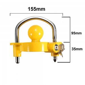 Trailer hitch lock 1-7/8”, 2” and 2-5/16” all purpose Adaptable type ENJOIN