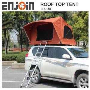 ENJOIN Folding Manually Car Roof Top Tent With Cornice