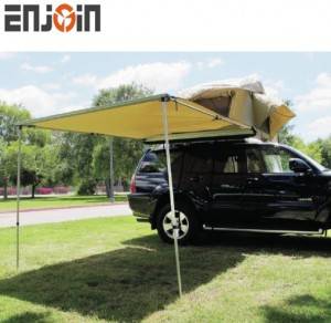 Simple design car side awning polyester waterproof roof top tent ENJOIN