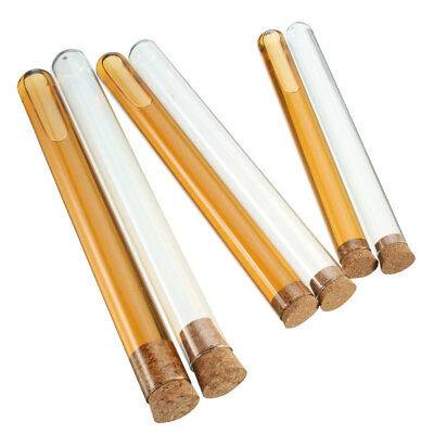 Laboratory round bottom glass test tube with cork lid Featured Image