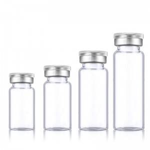 2ml 3ml 5ml pharmaceutical and cosmetics glass vials in clear or amber color