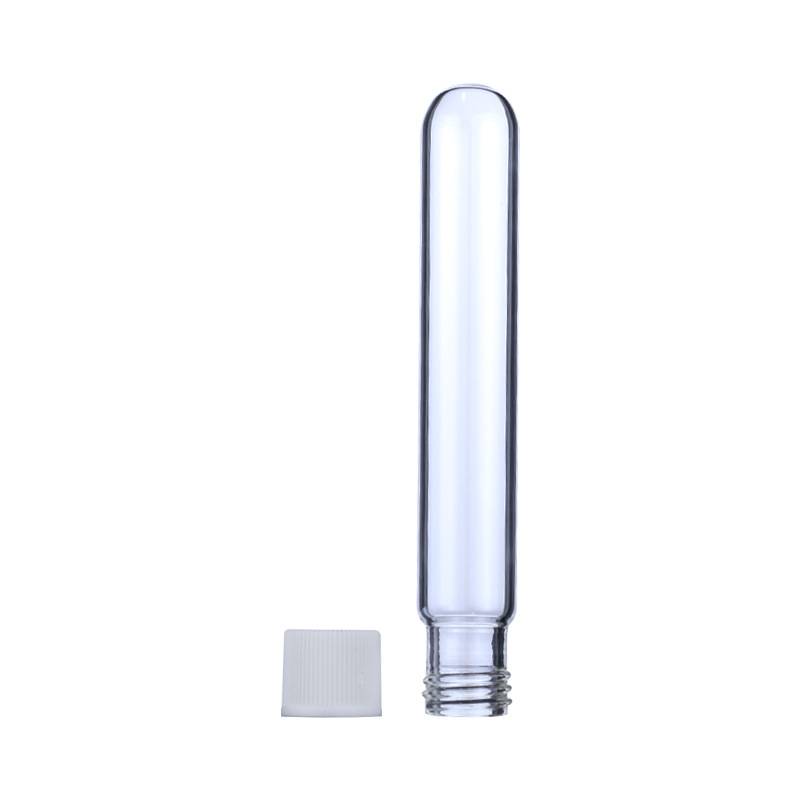 round bottom glass tube bottle with phenolic screw cap and PTFE speta Featured Image