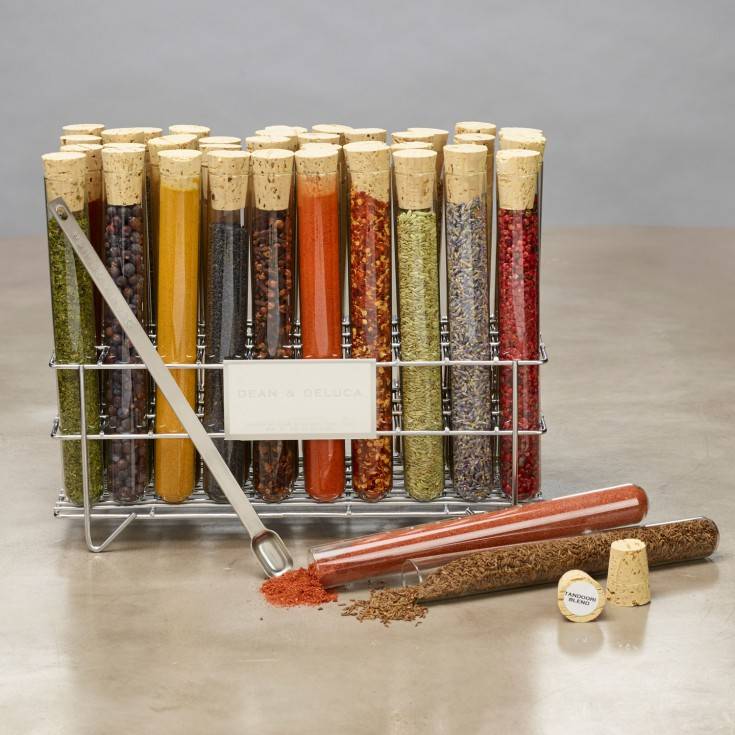spice glass test tube with natural cork lid in round bottom or flat bottom Featured Image