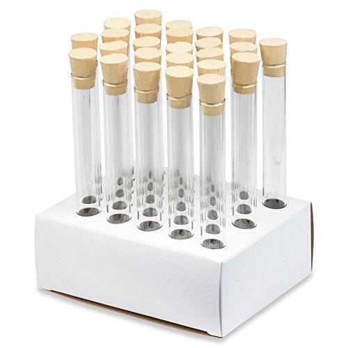 custom made round bottom glass test tube with natural cork lid Featured Image