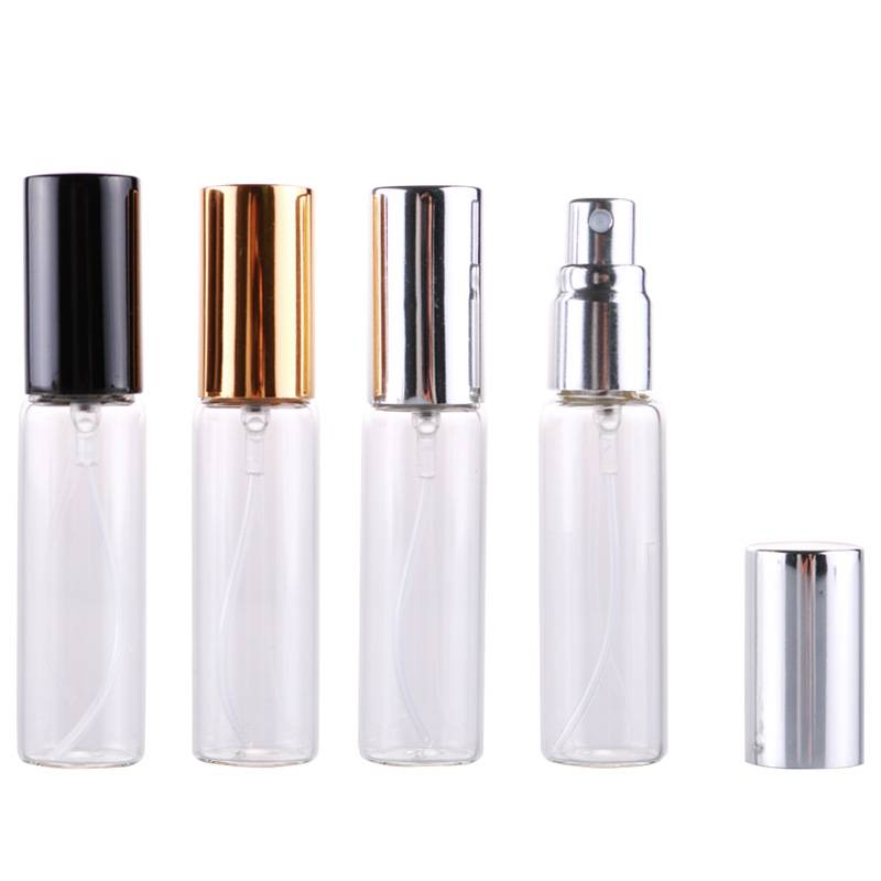 10ml perfume spray glass bottle in screw neck,  recyclable used is ok Featured Image