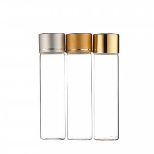 PriceList for Eliquid Bottle - 40ml flat bottom screw neck glass bottle with gold aluminum cap – Erose Glass