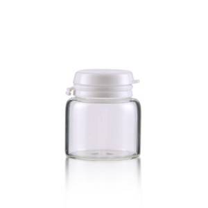 10ml 20ml 25ml 30ml 40ml clear glas bottle for packaging cosmetics mask or medicine capsule