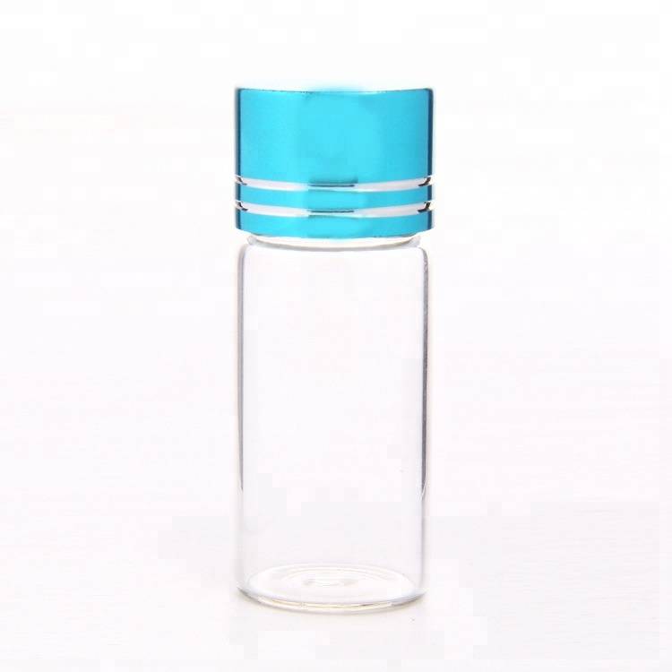 Big Discount Medicine Vial Glass - customized different size clear tubular glass vials with aluminium screw cap – Erose Glass