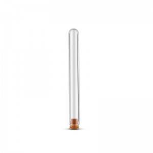 round bottom glass test tube with cork lid in more size