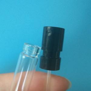 Best selling 1ml 2ml 3ml Sample Empty Glass Refillable Perfume Spray Bottle