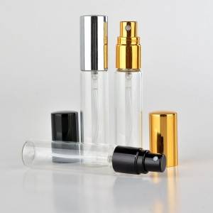 10ml parfum packing glêzen vials mei skroef pomp spuit