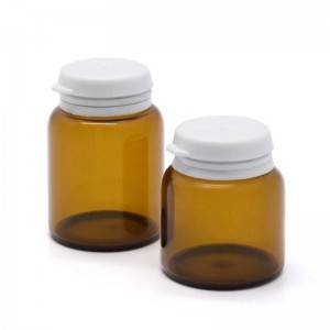 15ml 20ml 25ml double crimp neck glass bottle with plastic sealing cap, this cap can be covered easily